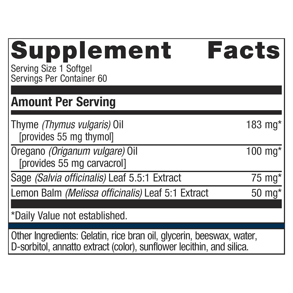 Metagenics CandiBactin-AR supplement facts