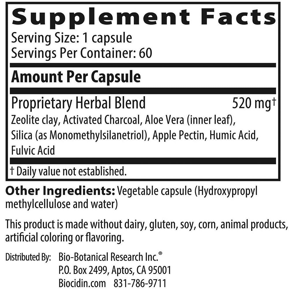 Biocidin Botanicals G.I. Detox+