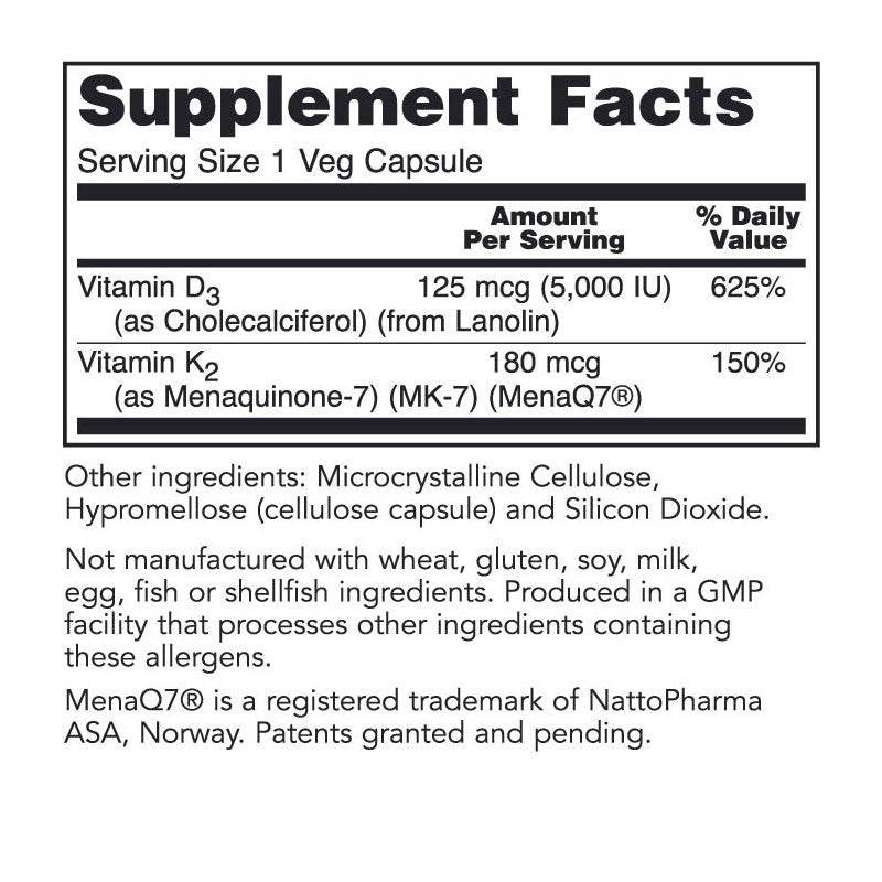 Protocol for Life Balance K2 MK-7 & D3