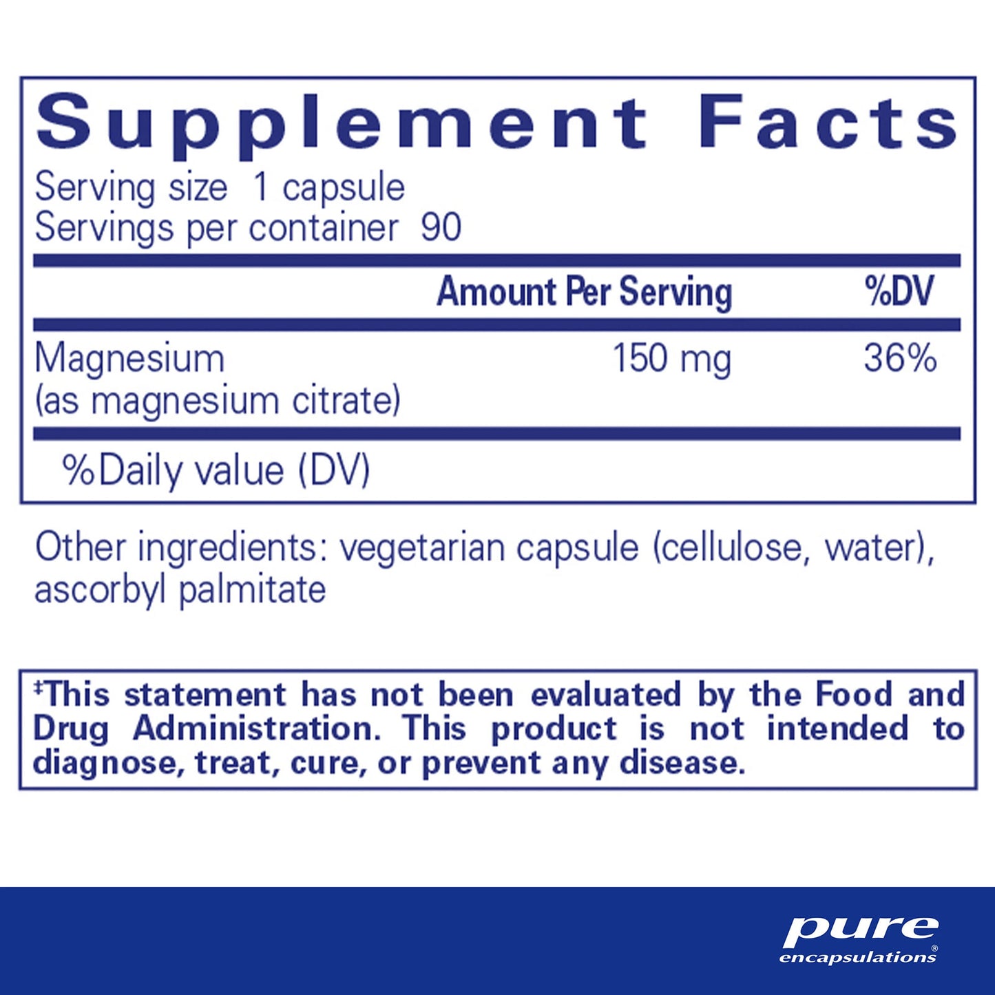 Pure Encapsulations Magnesium (citrate)