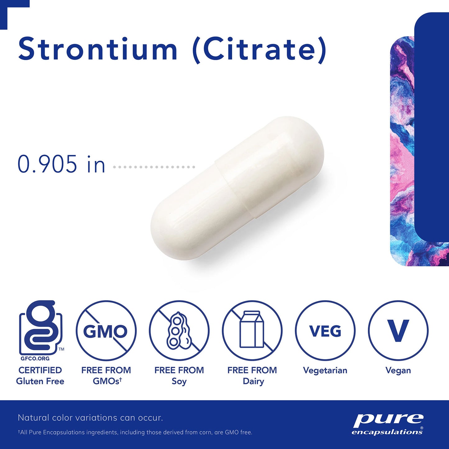 Pure Encapsulations Strontium (Citrate)