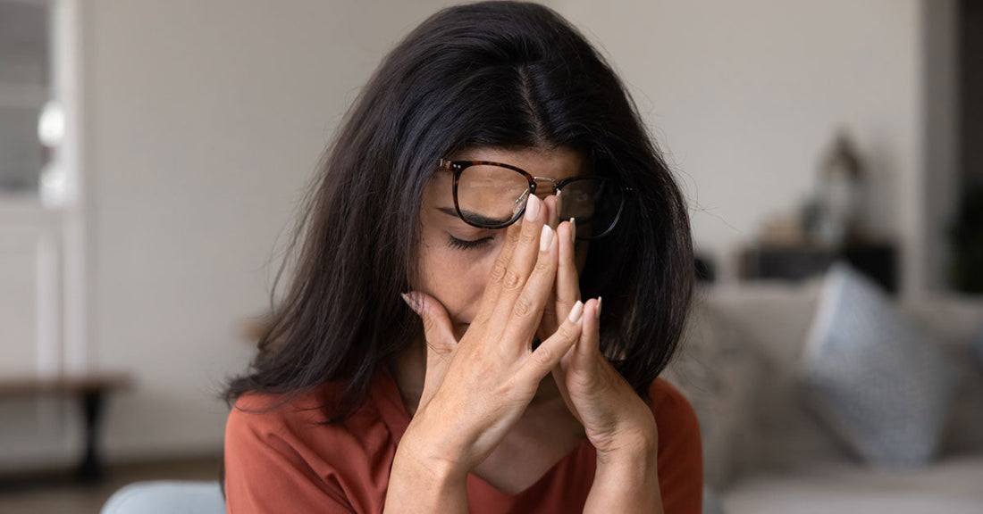 Woman experiencing afternoon fatigue and needing a nap