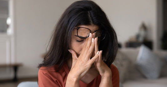 Woman experiencing afternoon fatigue and needing a nap