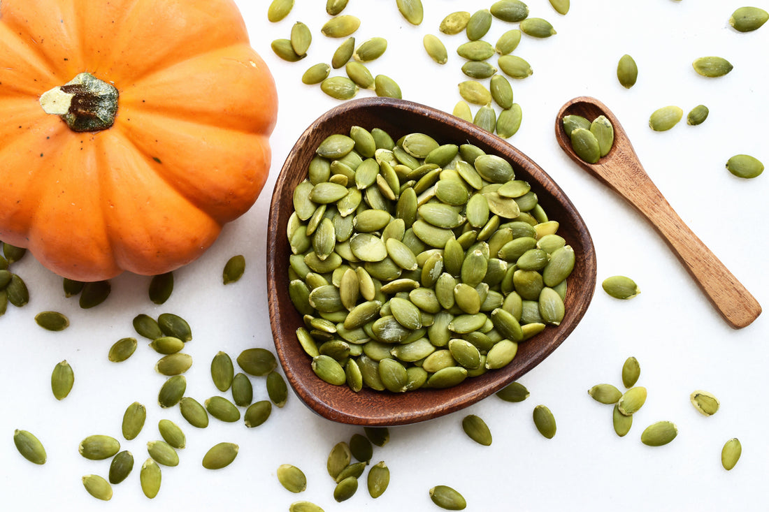 pumpkin seeds and pumpkin