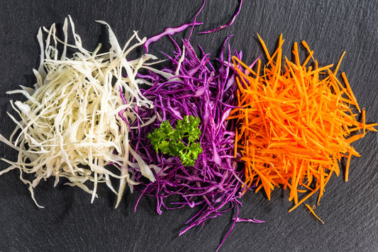 Rainbow fermented slaw to nourish your gut microbiome