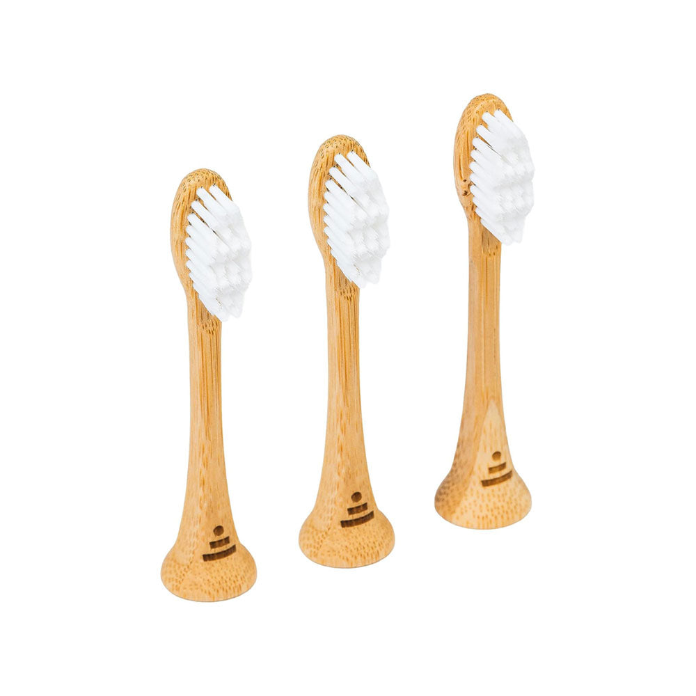 Better & Better bamboo sonic toothbrush refill replacement heads 3-pack