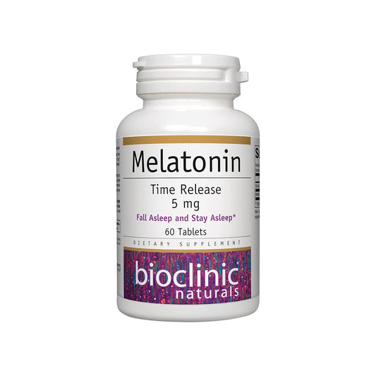 Bioclinic Naturals Melatonin Time Release 5mg supplement
