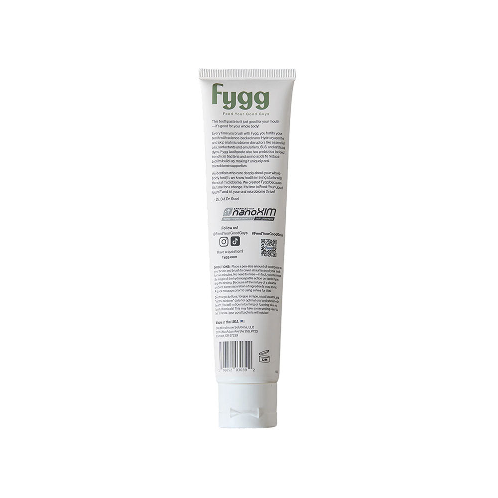 Fygg Nano-Hydroxyapatite Toothpaste back