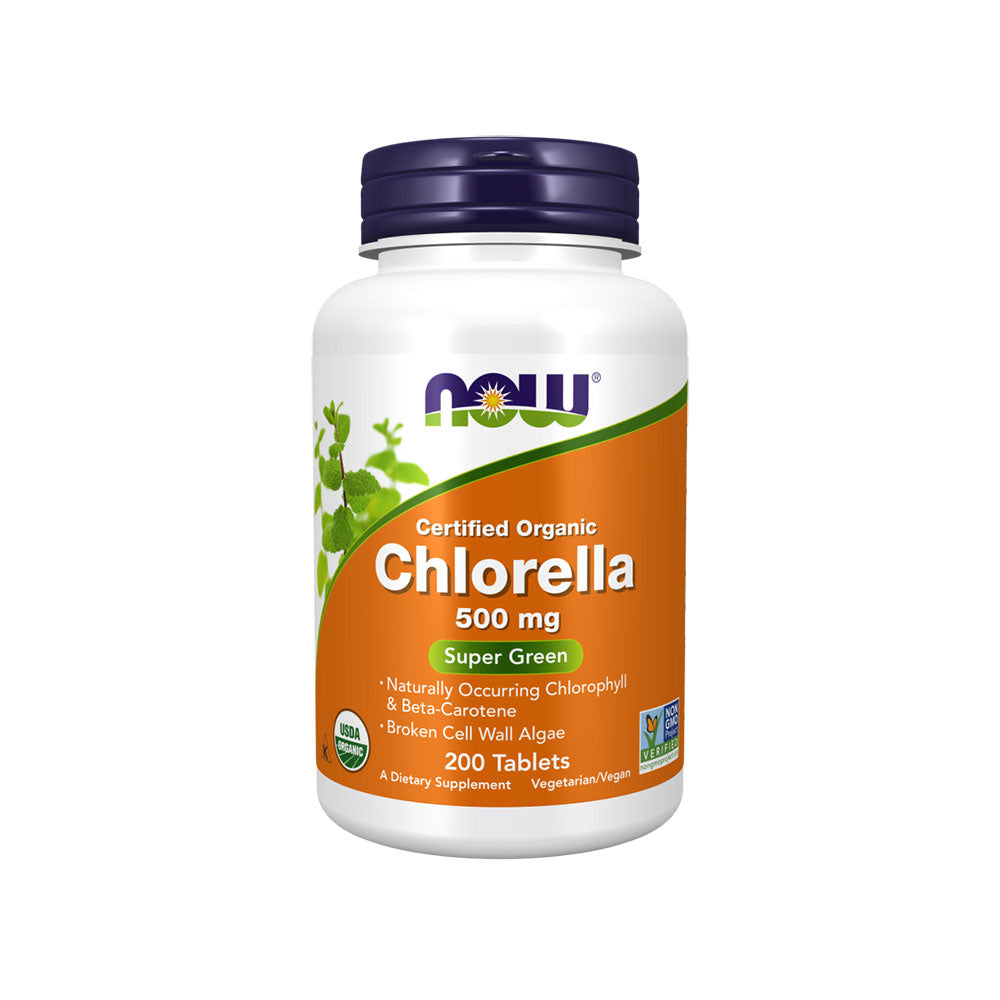 NOW Organic Chlorella 200 tablets