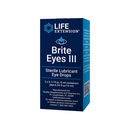 Life Extension Brite Eyes III sterile lubricant eye drops